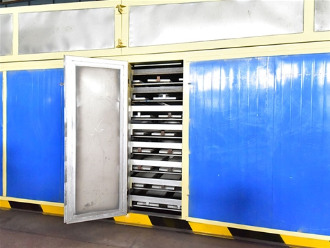 Egg tray equipment