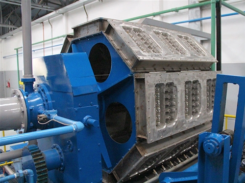 Egg carton machine